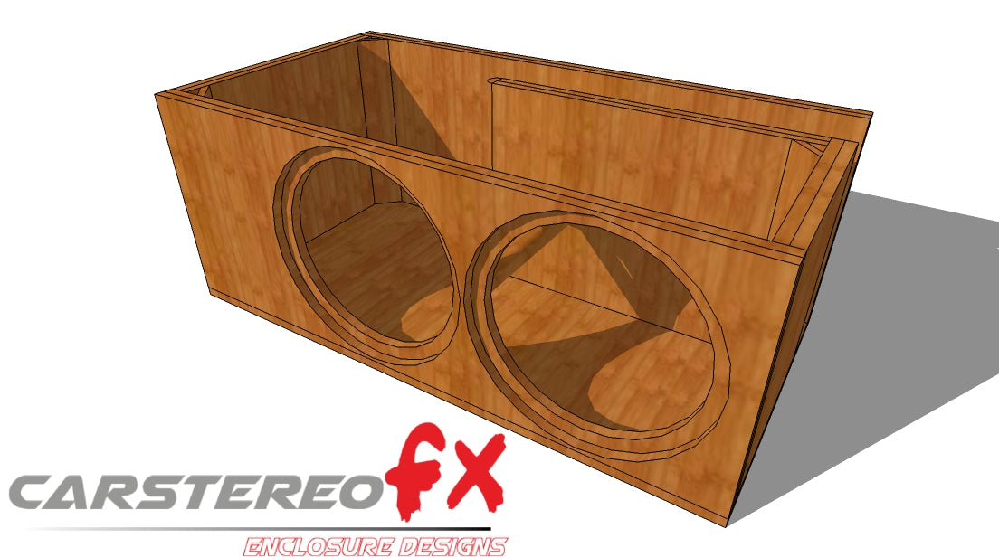 2) Skar Audio VXF 15s Ported Subwoofer Box Plans – CarstereoFX