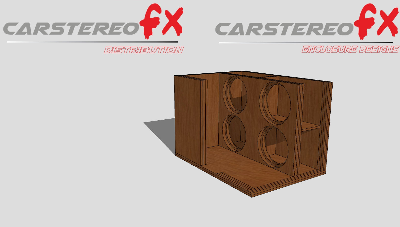 Bespoke Enclosure Design 4th Order Bandpass CarstereoFX