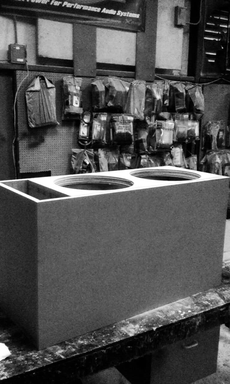 Dual 10" Subwoofer Enclosure (3/4" MDF) CarstereoFX