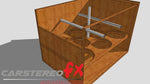 (8) Skar Audio EVL 12s 4th Order Subwoofer Box Plans