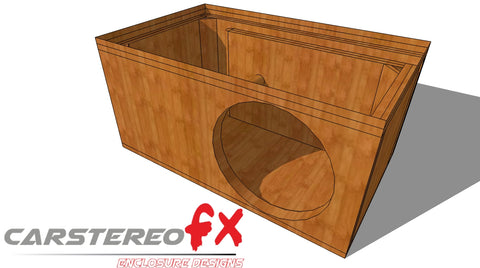 (1) Skar Audio VXF 15 Ported Subwoofer Box Plans