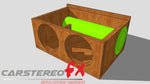 (2) DC Audio XL Elite 12s AeroPorted Subwoofer Box Plans